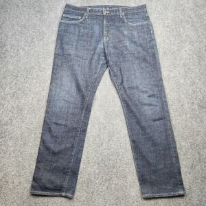 Aviator Jeans Mens 36x32 Blue Dark Wash Straight Leg Denim USA Made Casual